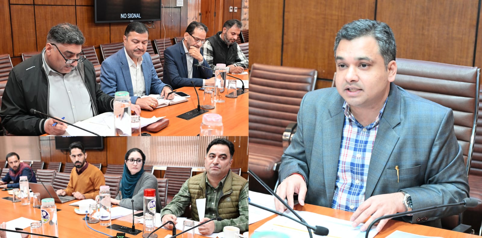 ' Secretary IT reviews progress on major telecom, digital connectivity projects across J&K'